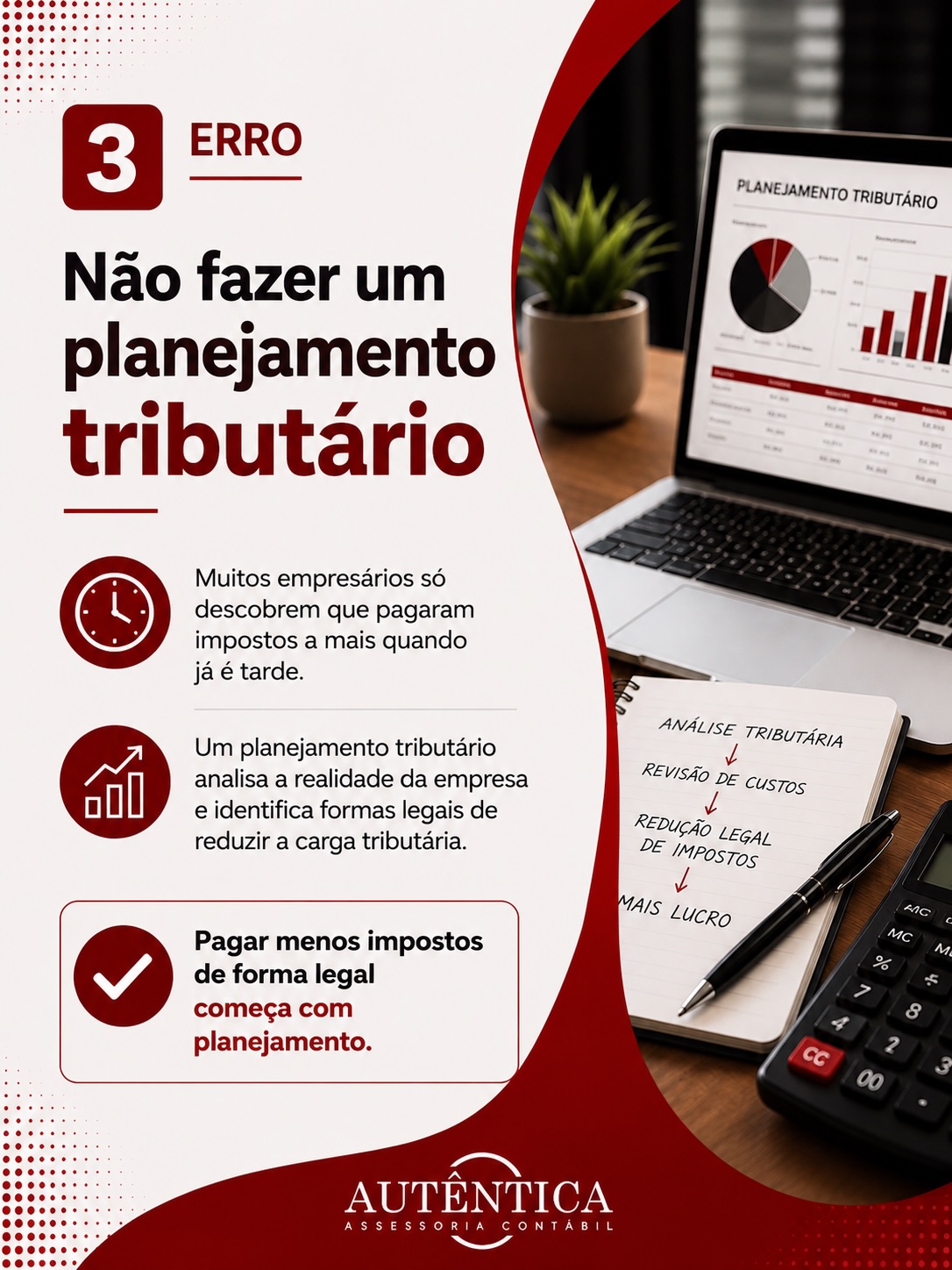 Erro 3: não fazer planejamento tributário